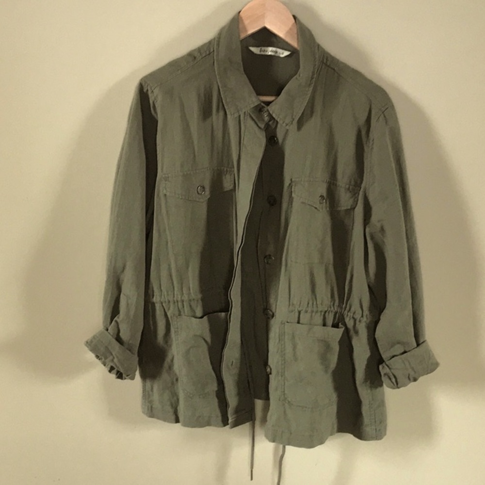 army green Shirt Jacket